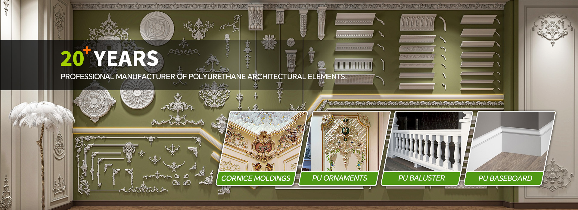 Polyurethane Columns & Doorway Window Trims