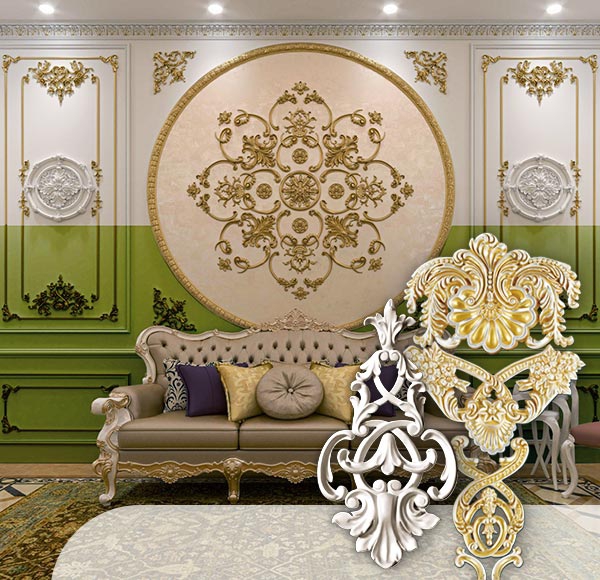Polyurethane Ornament Elements