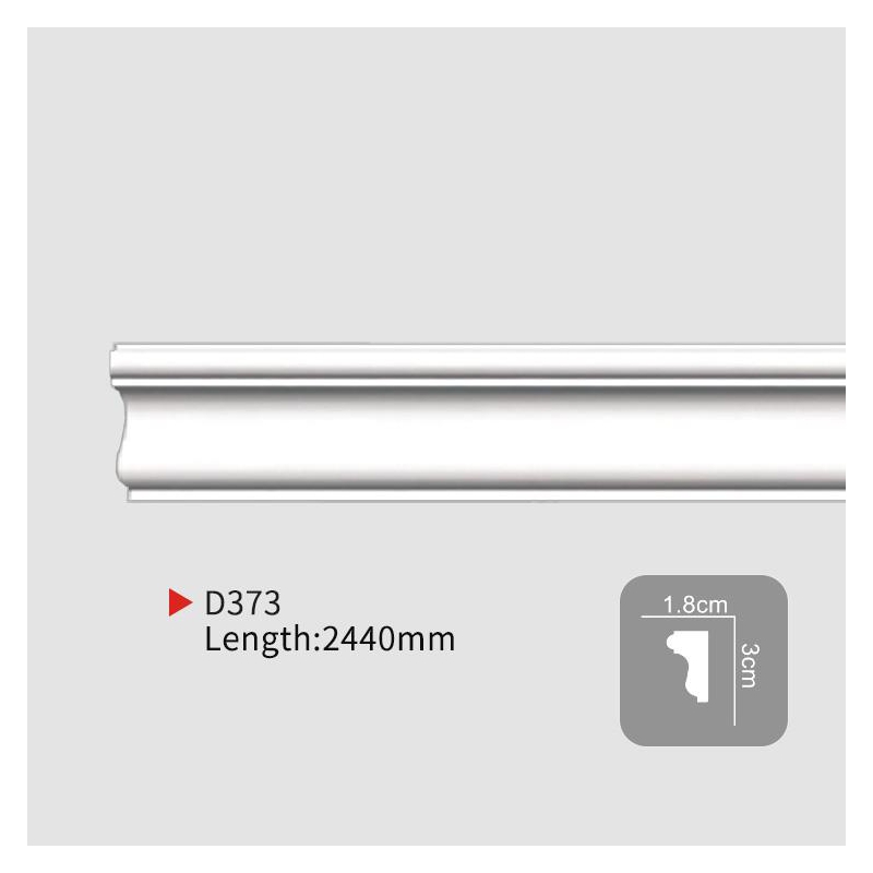 AD373 EverWall PU Rail Moulding for Villa Decor