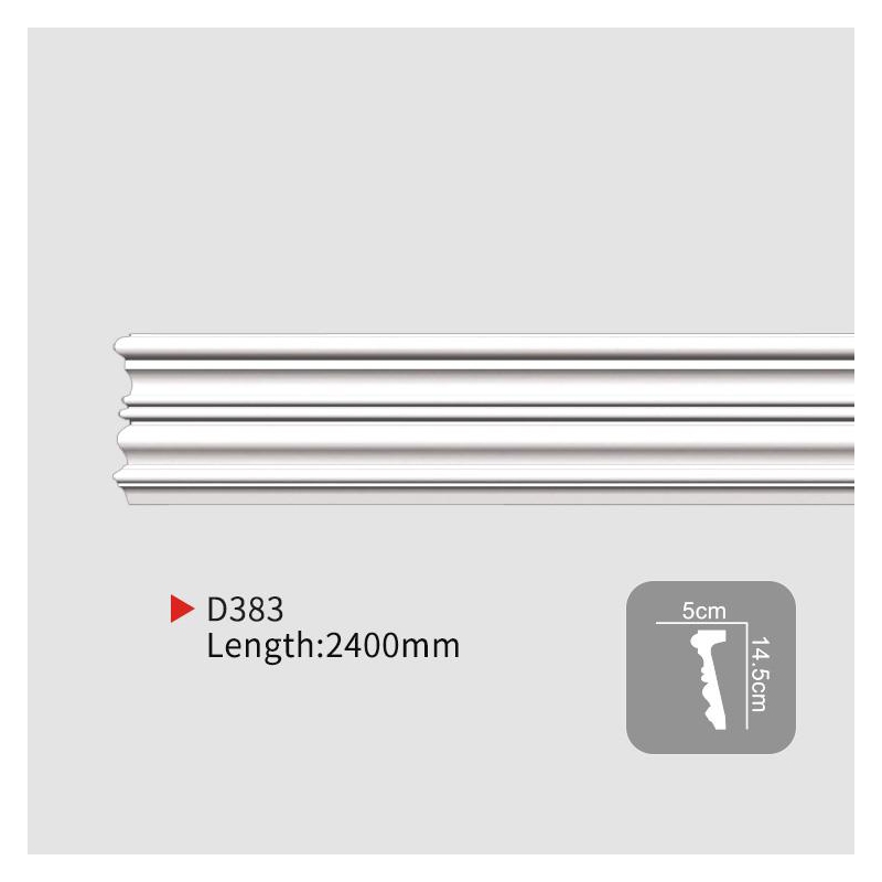 AD383 EverWall Polyurethane Waterproof French Style Chair Rail Moulding