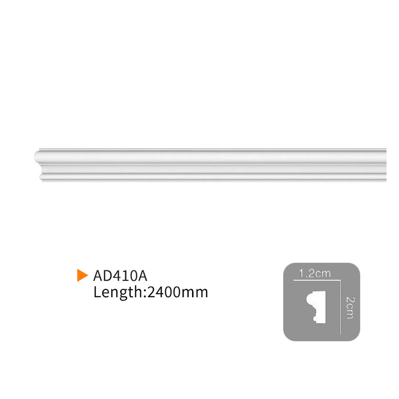AD410A Modern PU Wall Decorative Strips | Custom Interior Wall Trim Service – EVERWALL