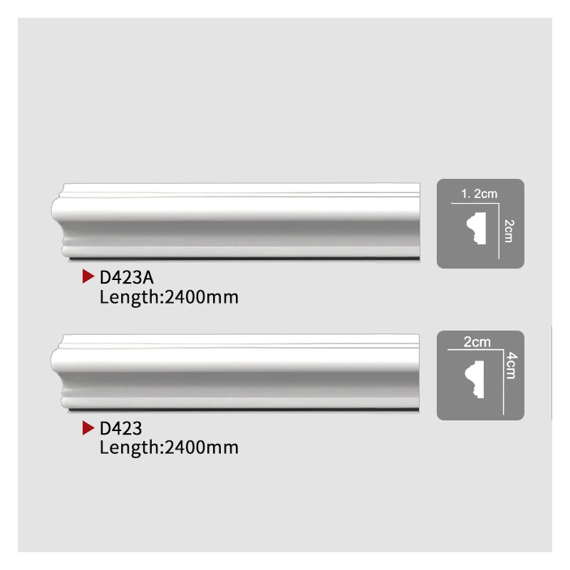 AD423 Minimalist PU Molding for Contemporary Interiors – EVERWALL