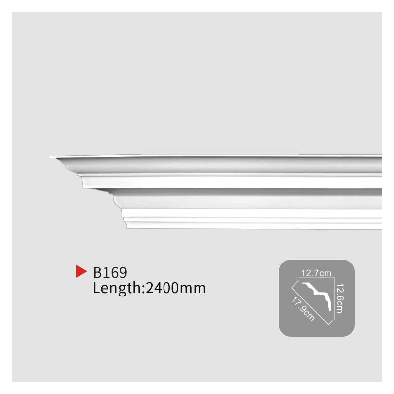 AB169 EverWall Plain Finish PU Corner Trim Durable for Home Decor