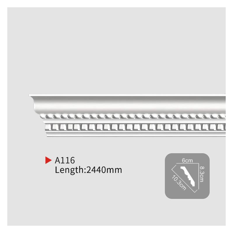 AA116 Hotel Project PU Wall Cornice