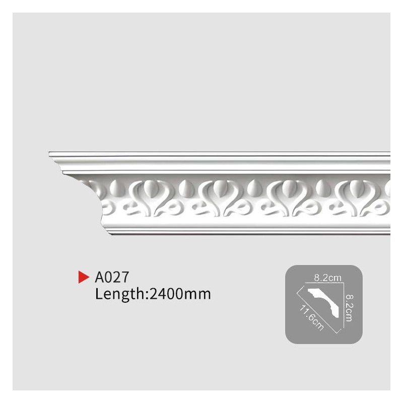 AA027 Everwall DIY PU Crown Molding in Simple French Style