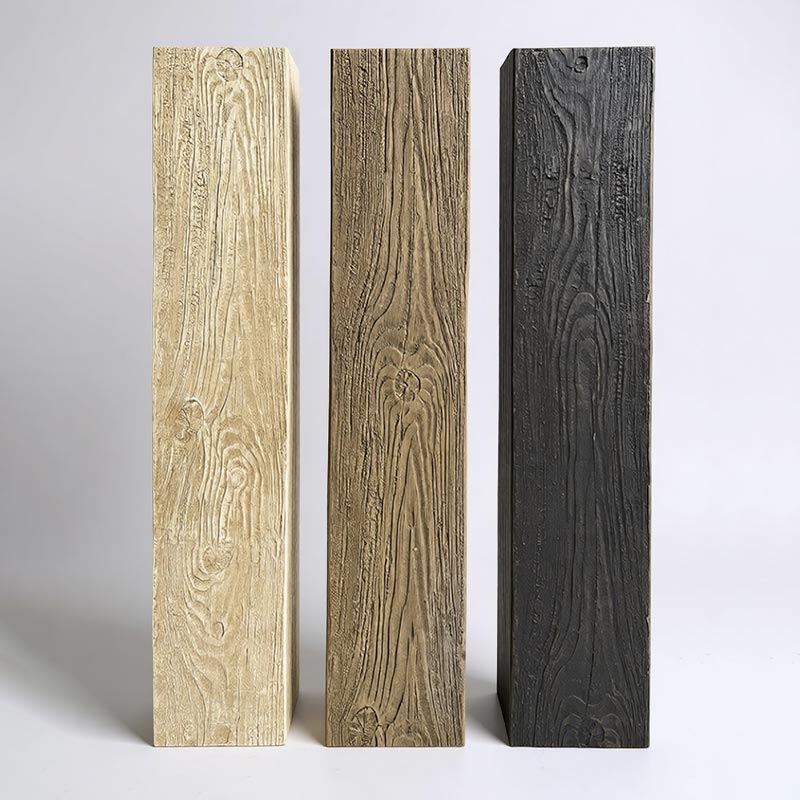 826 Everwall PU Faux Wooden beam Polyurethane Wooden Beam for Ceiling column decoration