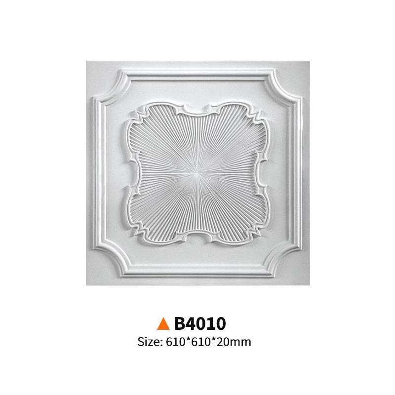B4010-Everwall Guangzhou Classic Imitation Plaster Polyurethane Ceiling Medallion