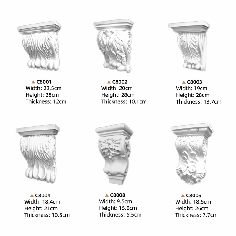 C8001 Decorative PU Corbels for Ceiling & Beam Design-EVERWALL