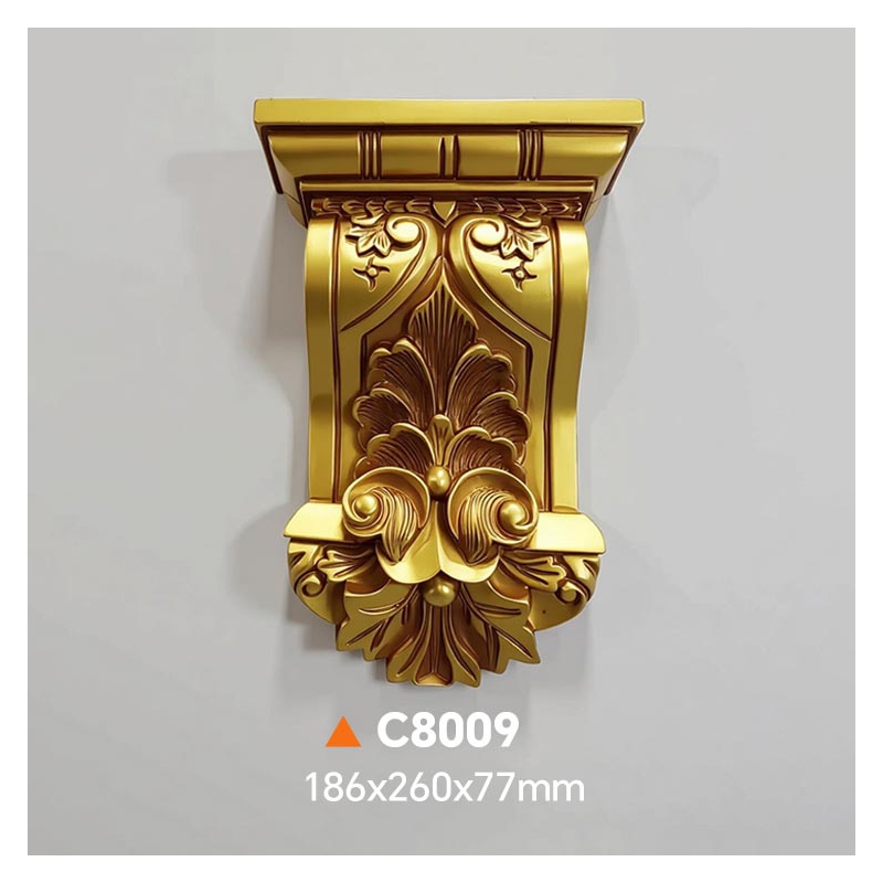 C8009 - Ornate PU Foam Corbels for Classic Interiors-EVERWALL