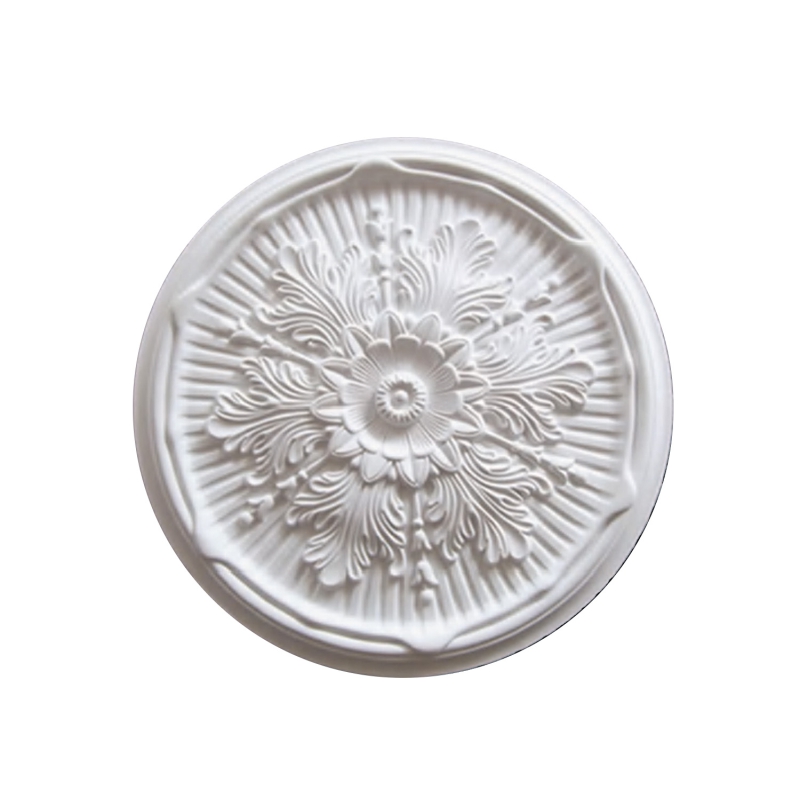 B3007-Round Polyurethane Ceiling Medallion Decorative PU Ceiling Rosette Easy Installation – EVERWALL