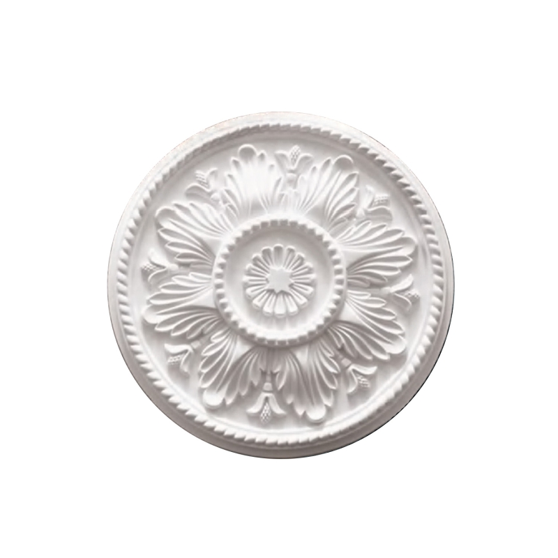 B3108-European Style PU Ceiling Medallion Classical Embossed Ceiling Decoration – EVERWALL