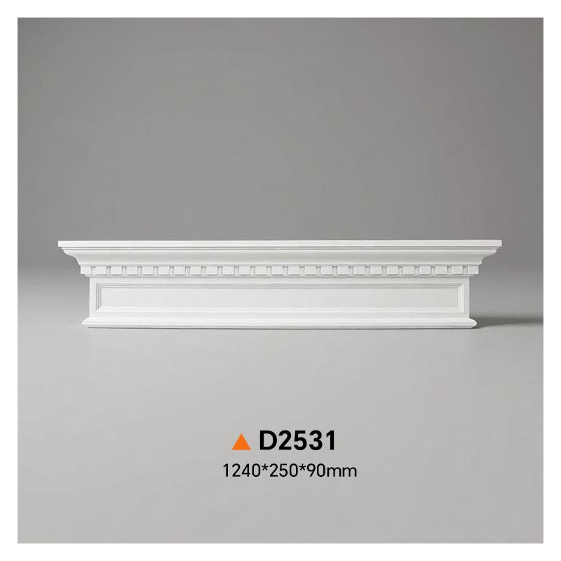 D2531 Decorative Polyurethane Window Arch Trim for Luxurious Homes