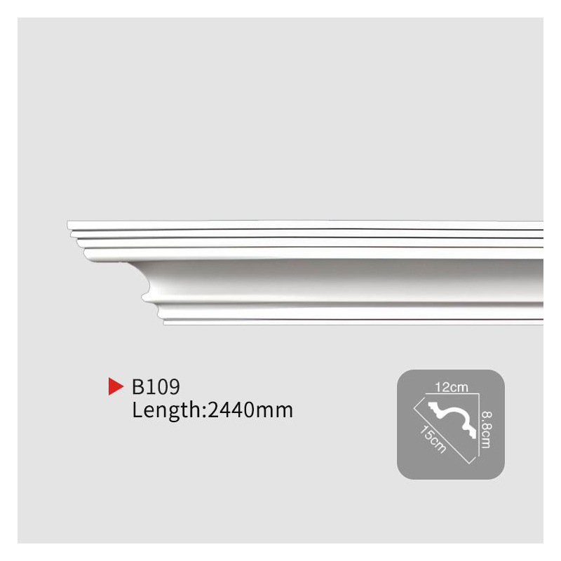 AB109 Plain Crown Molding